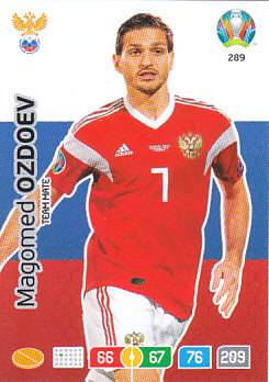 Magomed Ozdoev Russia Panini UEFA EURO 2020#289